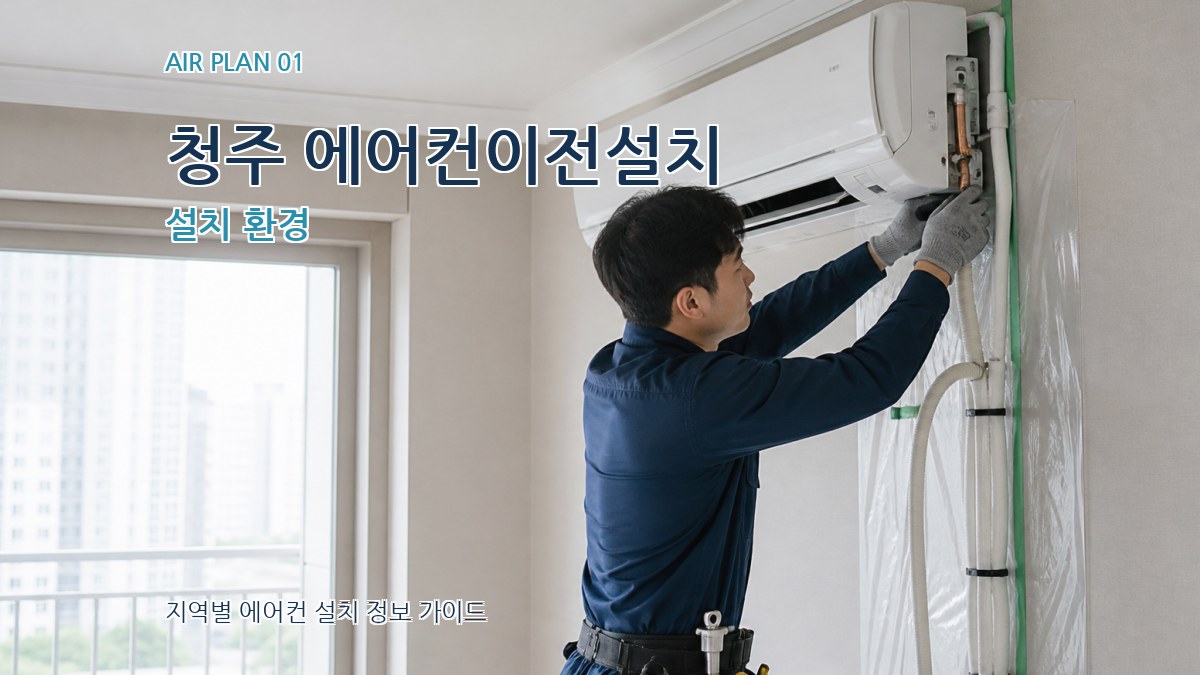 청주 에어컨이전설치