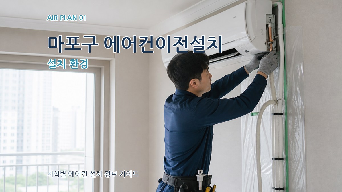 마포구 에어컨이전설치