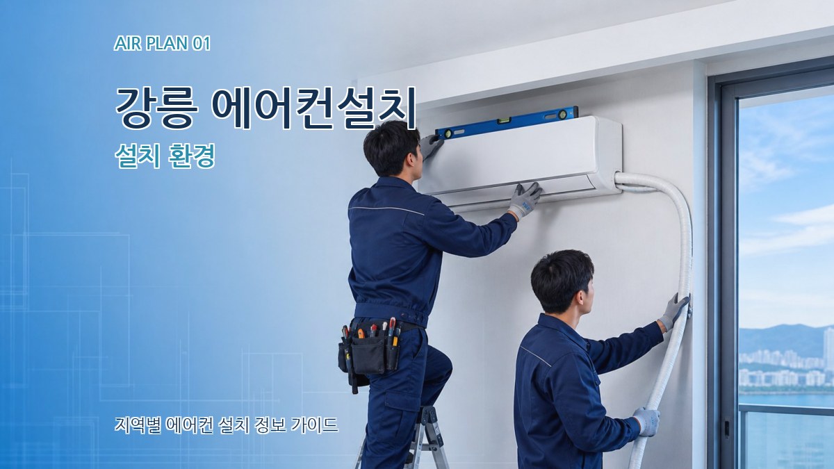 강릉 에어컨설치 설치 환경