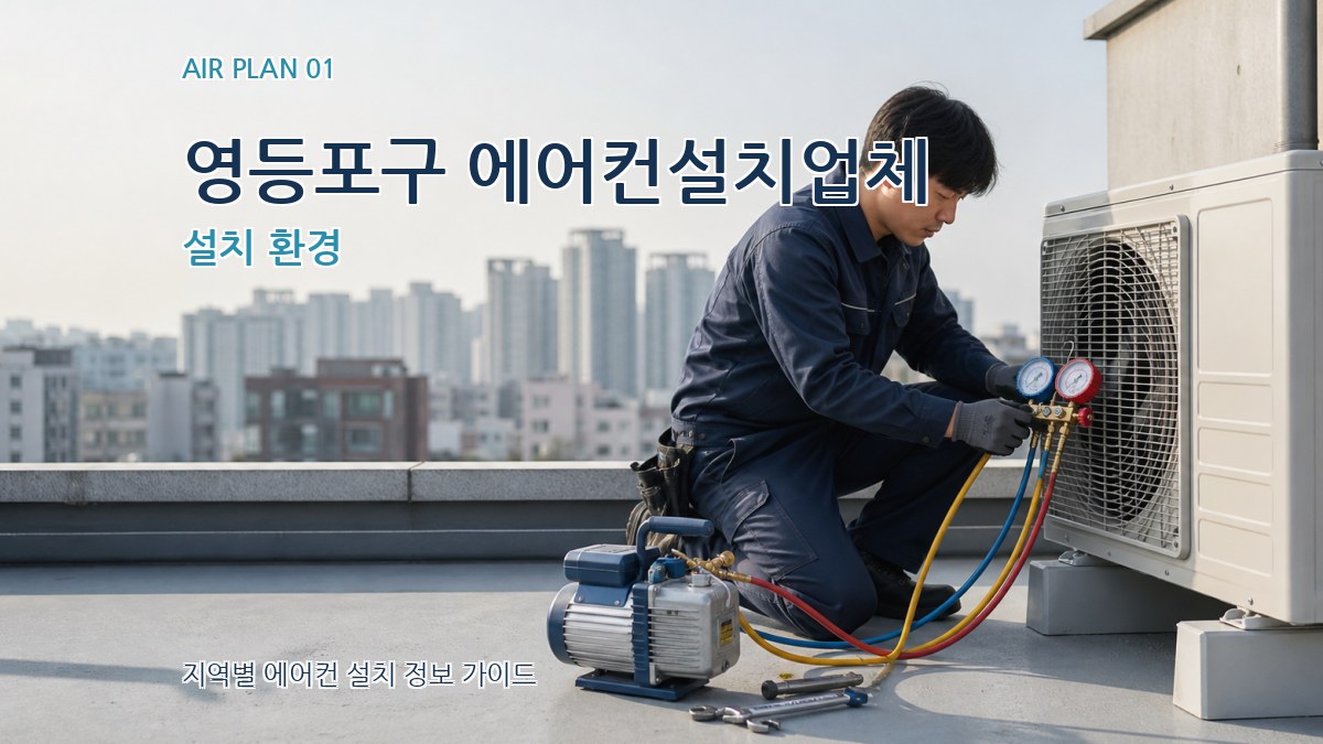 영등포구 에어컨설치업체 설치 환경