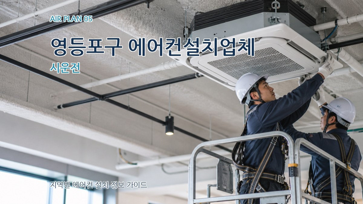 영등포구 에어컨설치업체 시운전