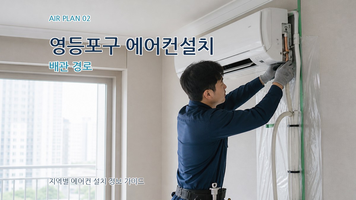 영등포구 에어컨설치 배관 경로