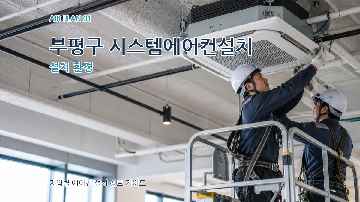 부평구 시스템에어컨설치 설치 환경