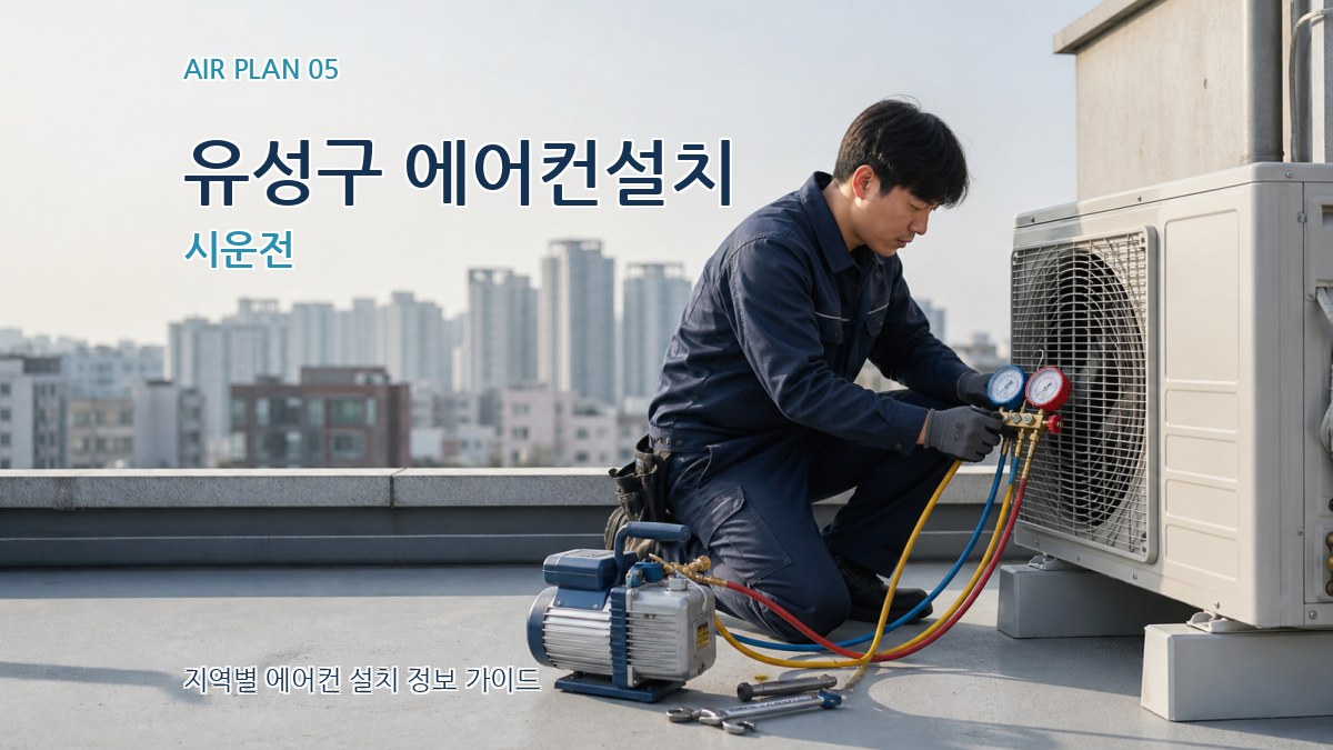 유성구 에어컨설치 시운전