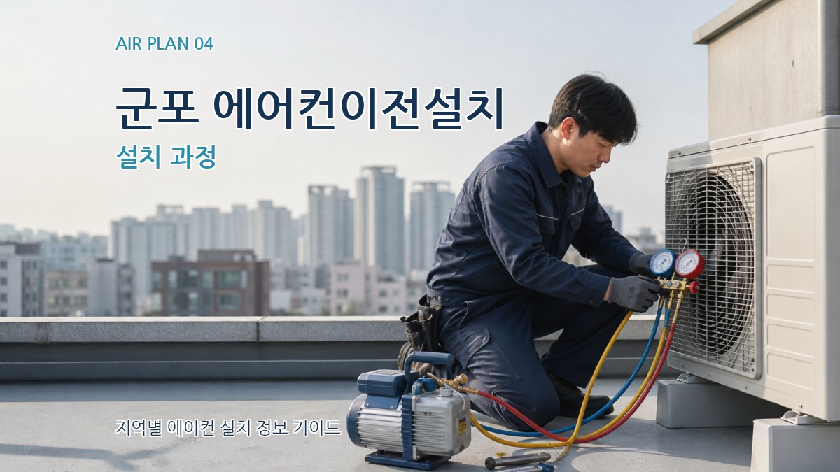 군포 에어컨이전설치 설치 과정