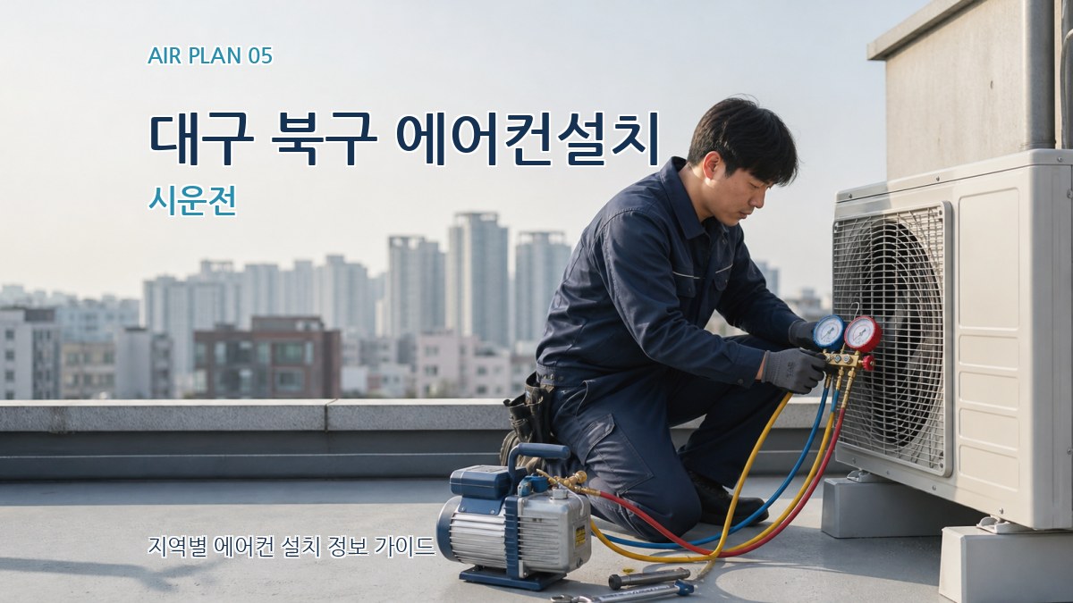 대구 북구 에어컨설치 시운전