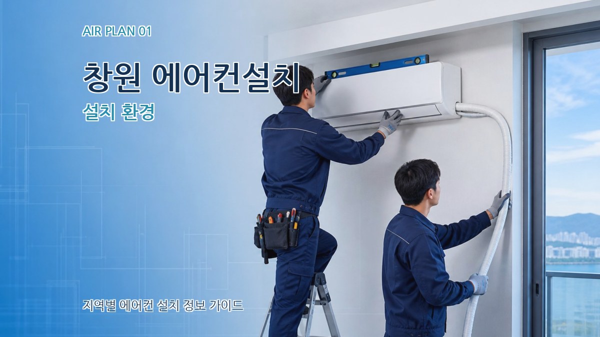 창원 에어컨설치 설치 환경