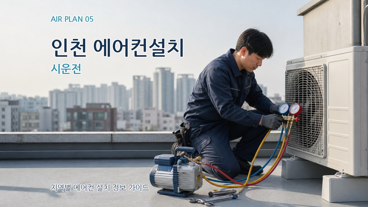 인천 에어컨설치 시운전