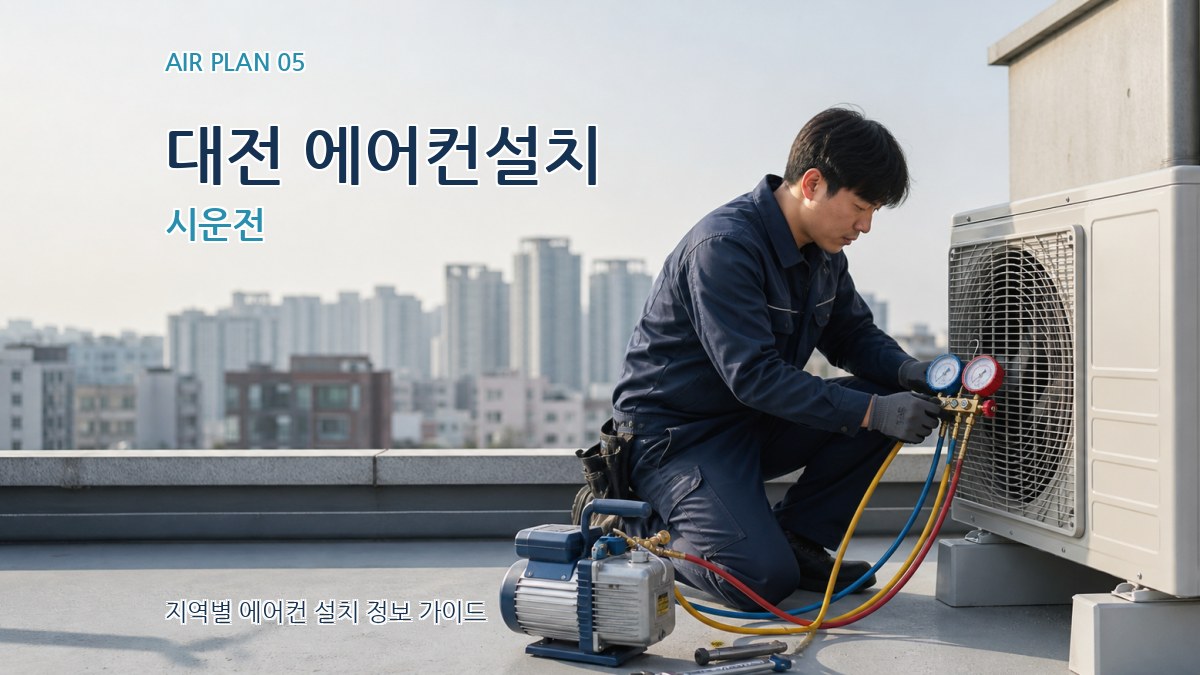 대전 에어컨설치 시운전