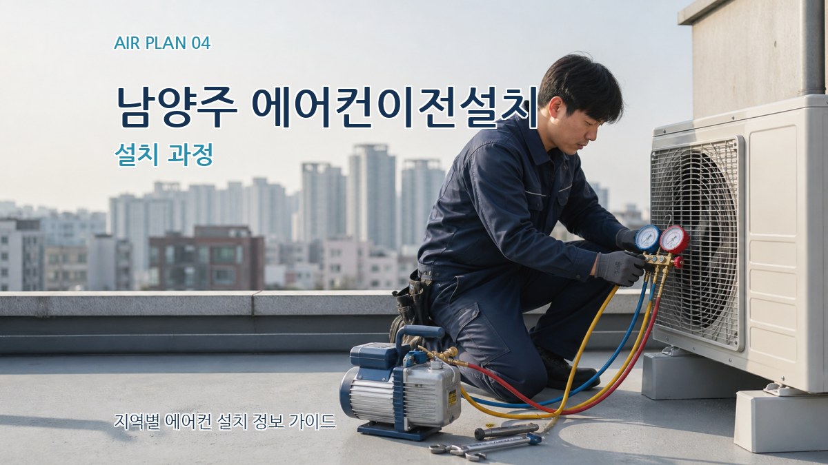 남양주 에어컨이전설치 설치 과정