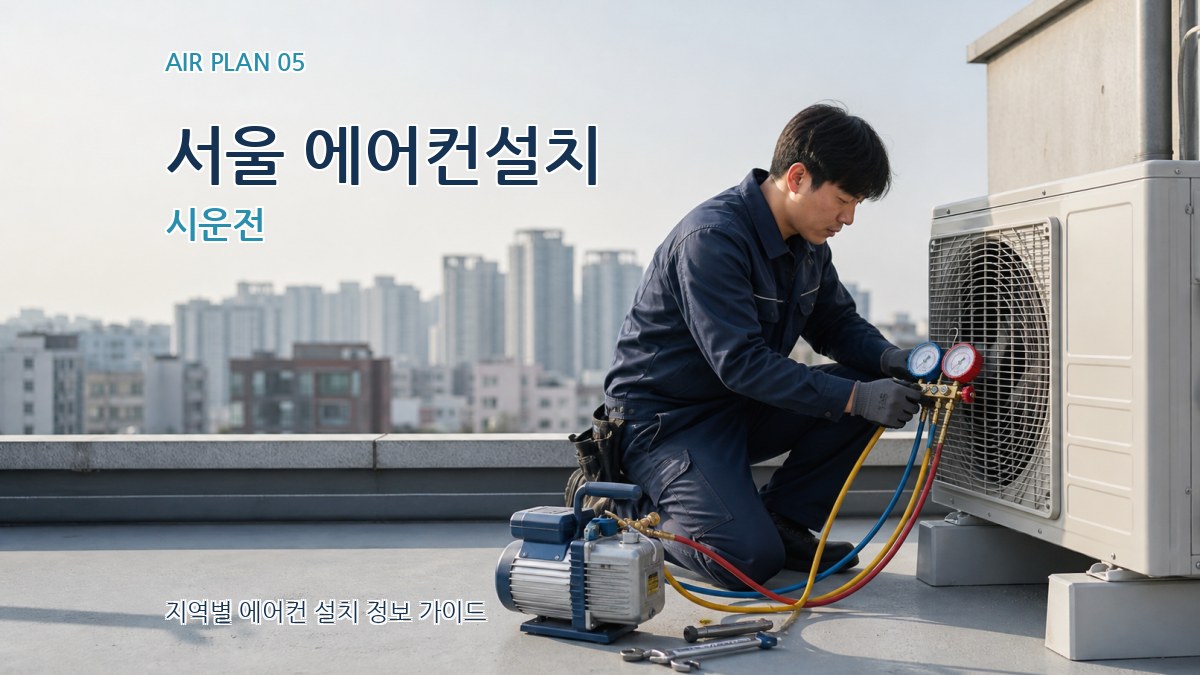 서울 에어컨설치 시운전