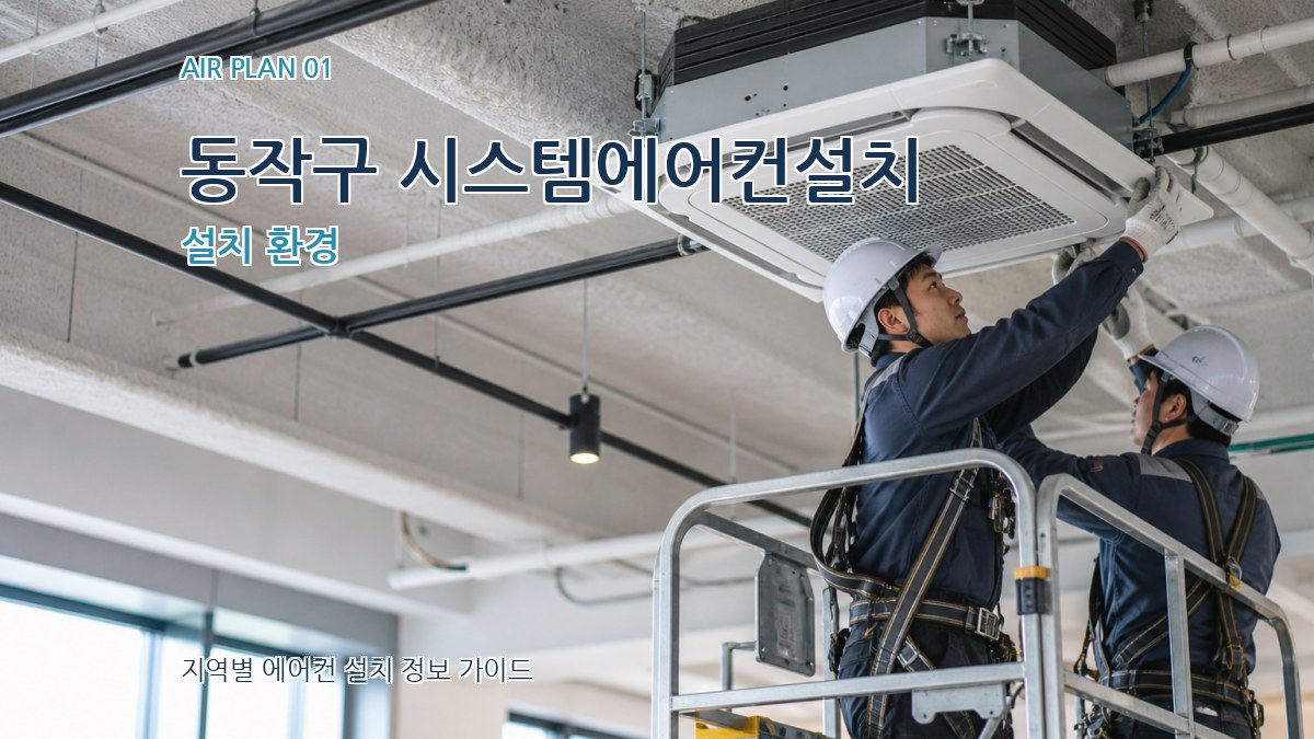 동작구 시스템에어컨설치 설치 환경
