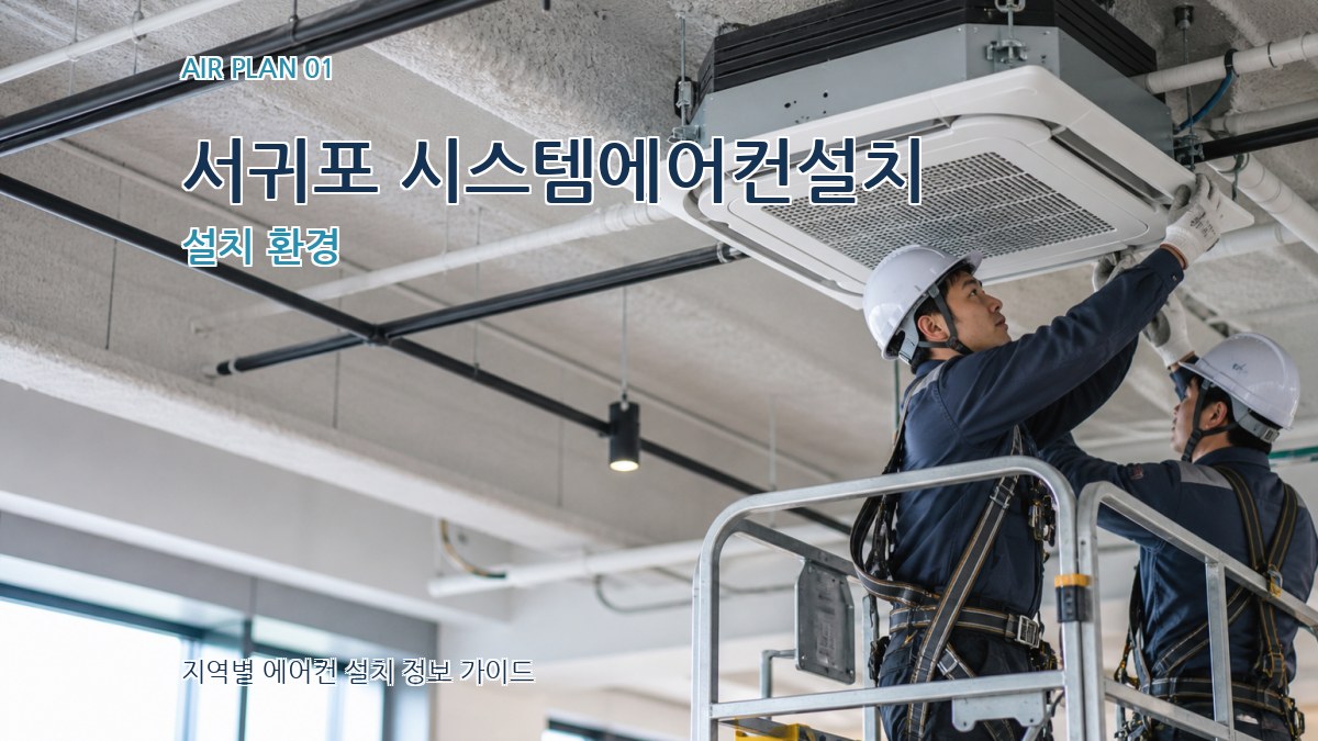 서귀포 시스템에어컨설치 설치 환경