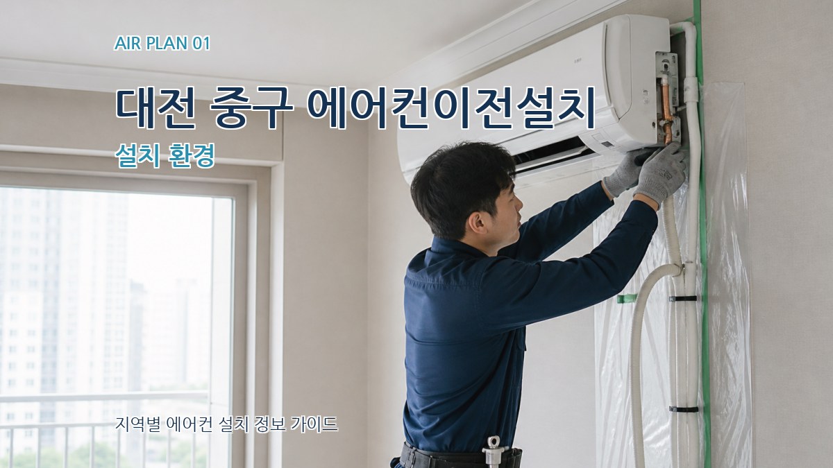 대전 중구 에어컨이전설치