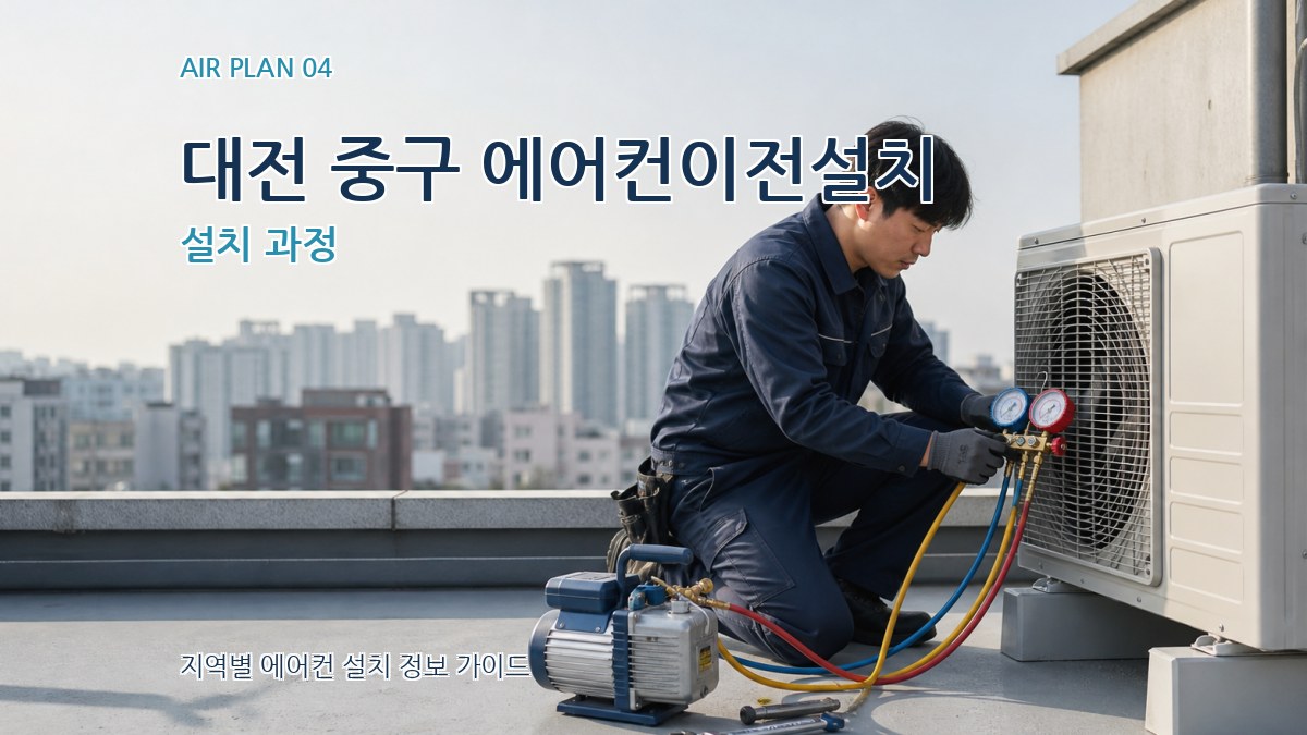 대전 중구 에어컨이전설치 설치 과정