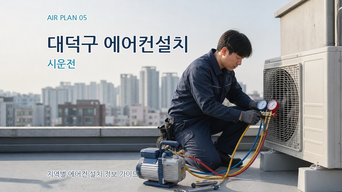 대덕구 에어컨설치 시운전