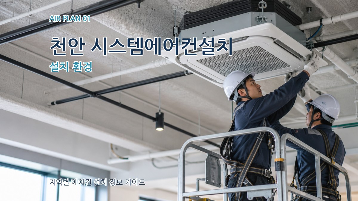 천안 시스템에어컨설치