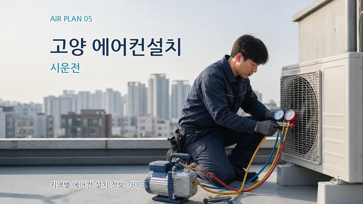 고양 에어컨설치 시운전