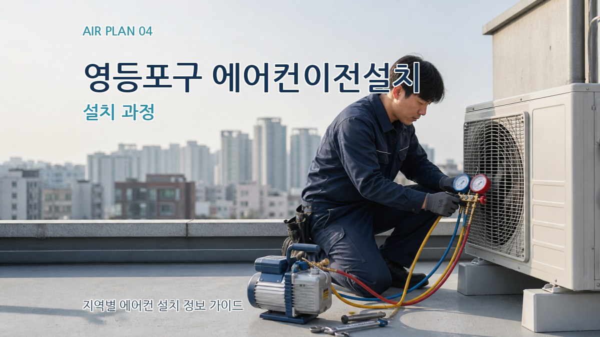 영등포구 에어컨이전설치 설치 과정
