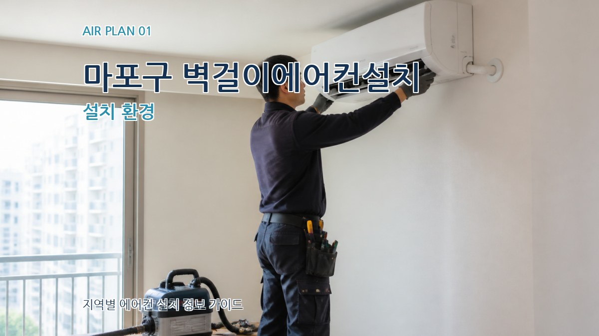 마포구 벽걸이에어컨설치