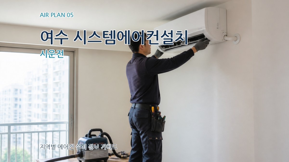 여수 시스템에어컨설치 시운전