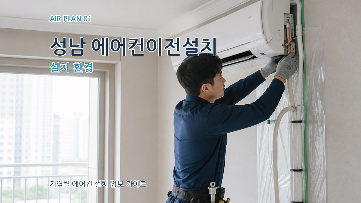 성남 에어컨이전설치