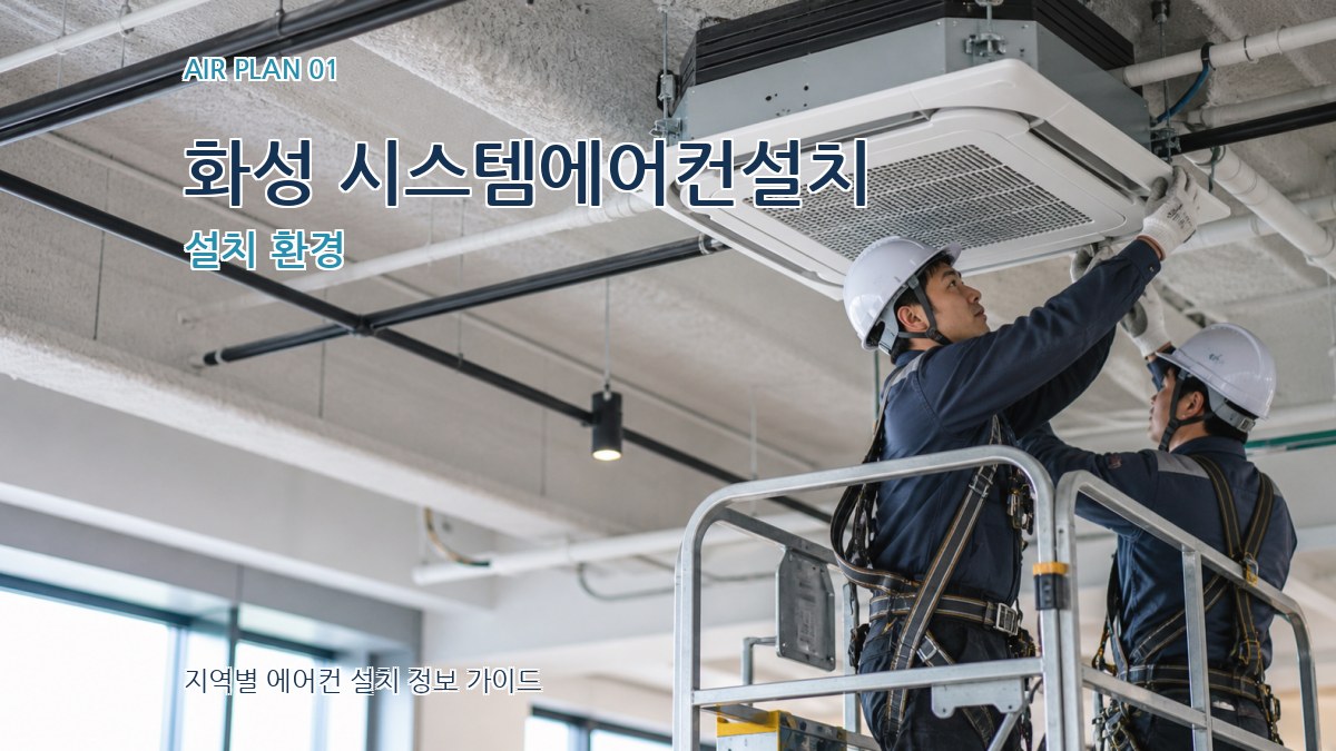 화성 시스템에어컨설치