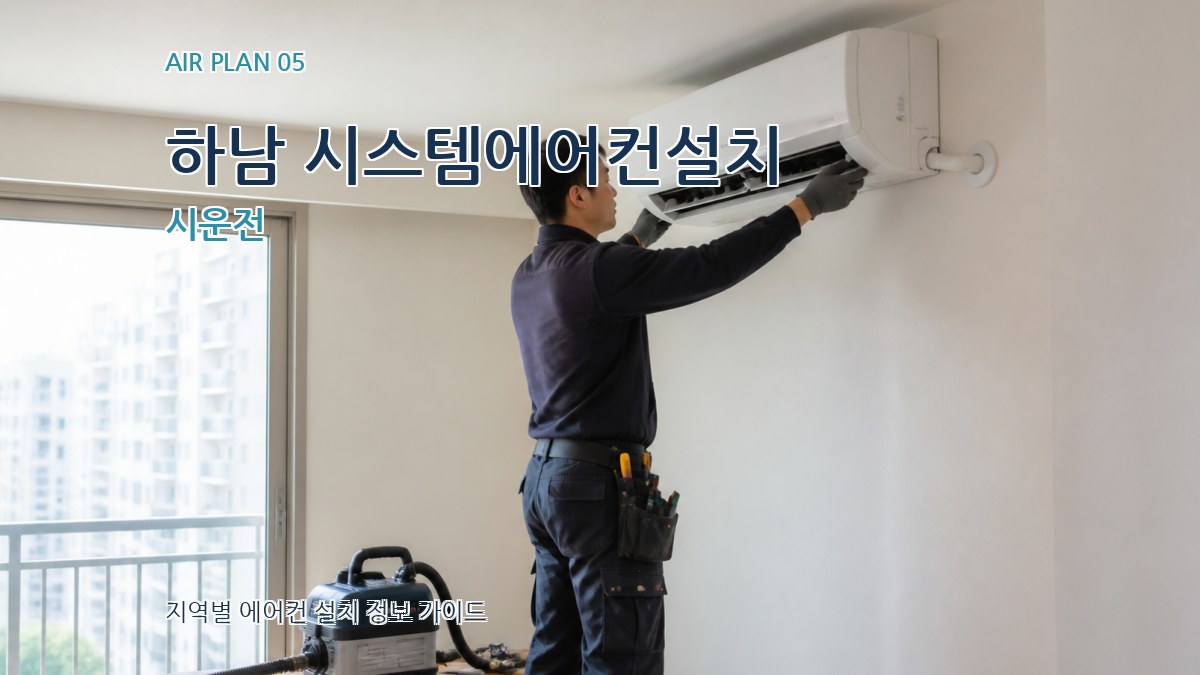 하남 시스템에어컨설치 시운전