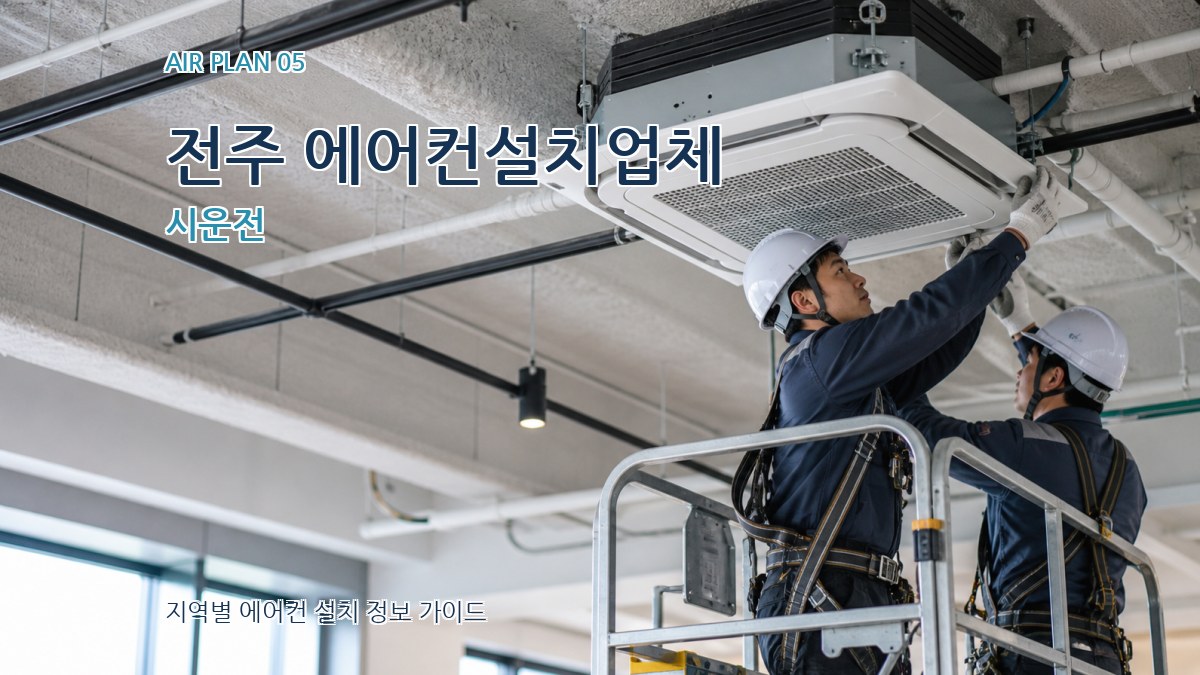 전주 에어컨설치업체 시운전