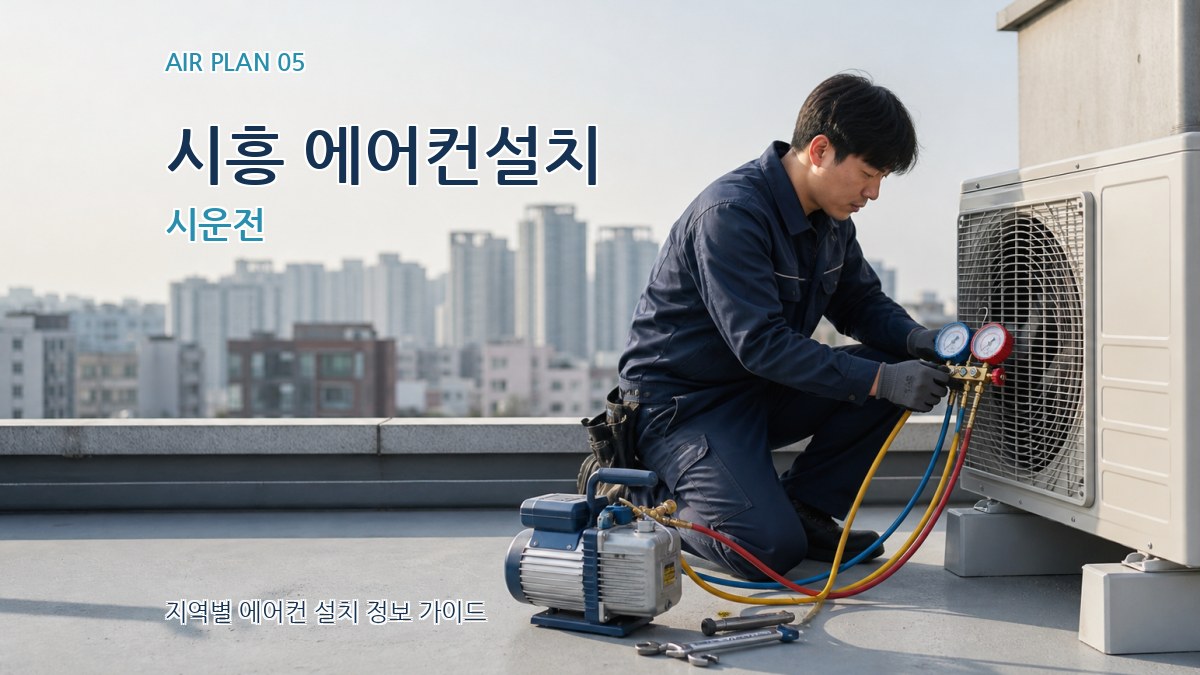 시흥 에어컨설치 시운전