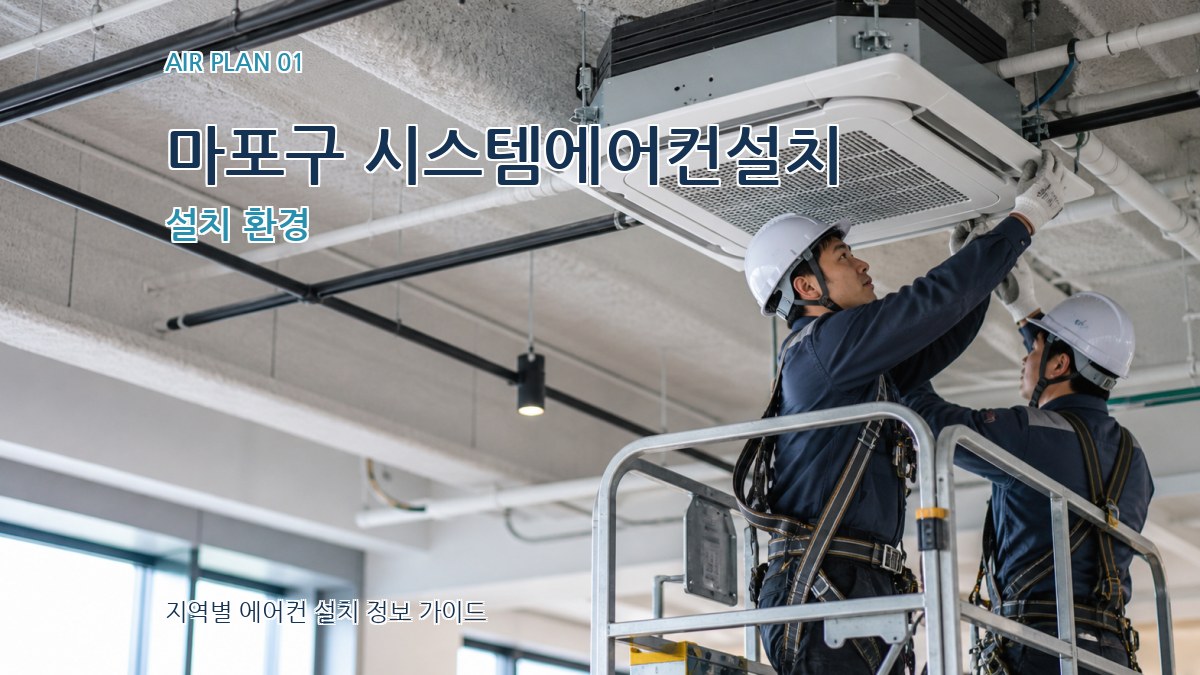 마포구 시스템에어컨설치 설치 환경