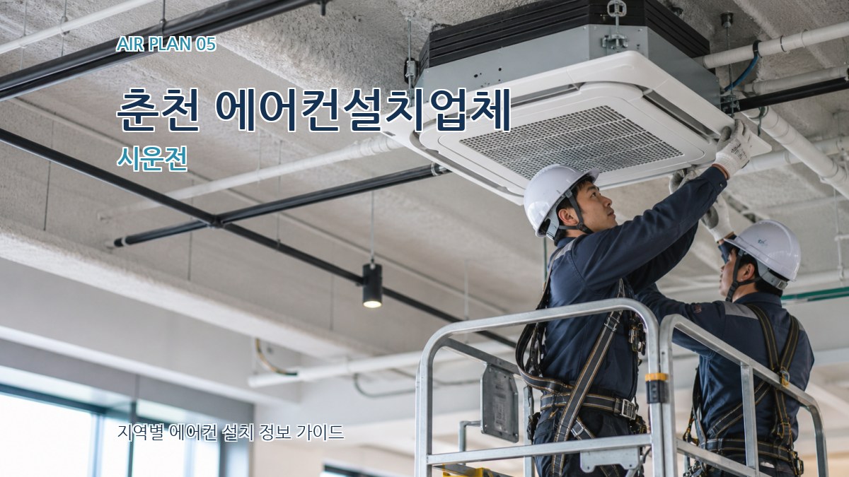 춘천 에어컨설치업체 시운전
