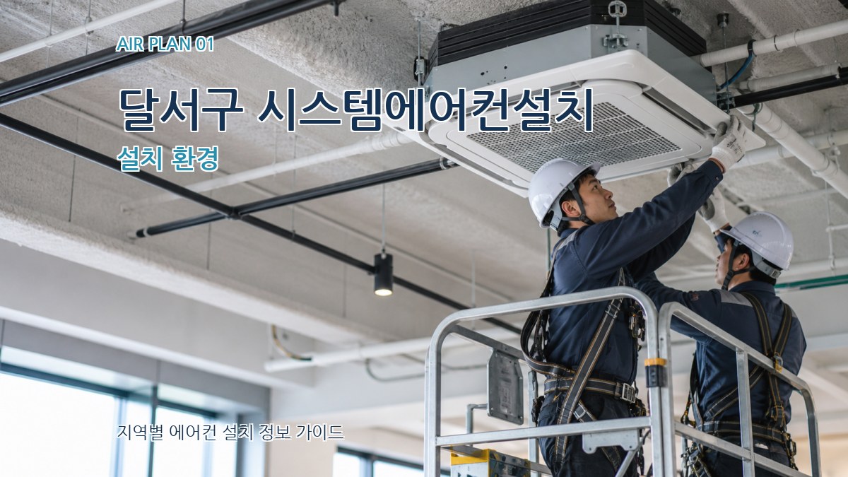 달서구 시스템에어컨설치 설치 환경