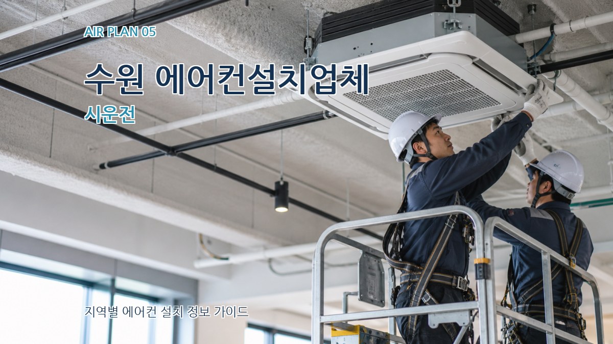 수원 에어컨설치업체 시운전