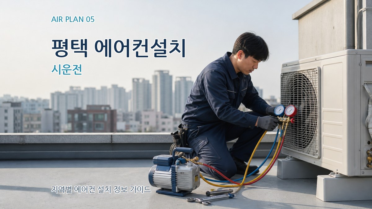 평택 에어컨설치 시운전