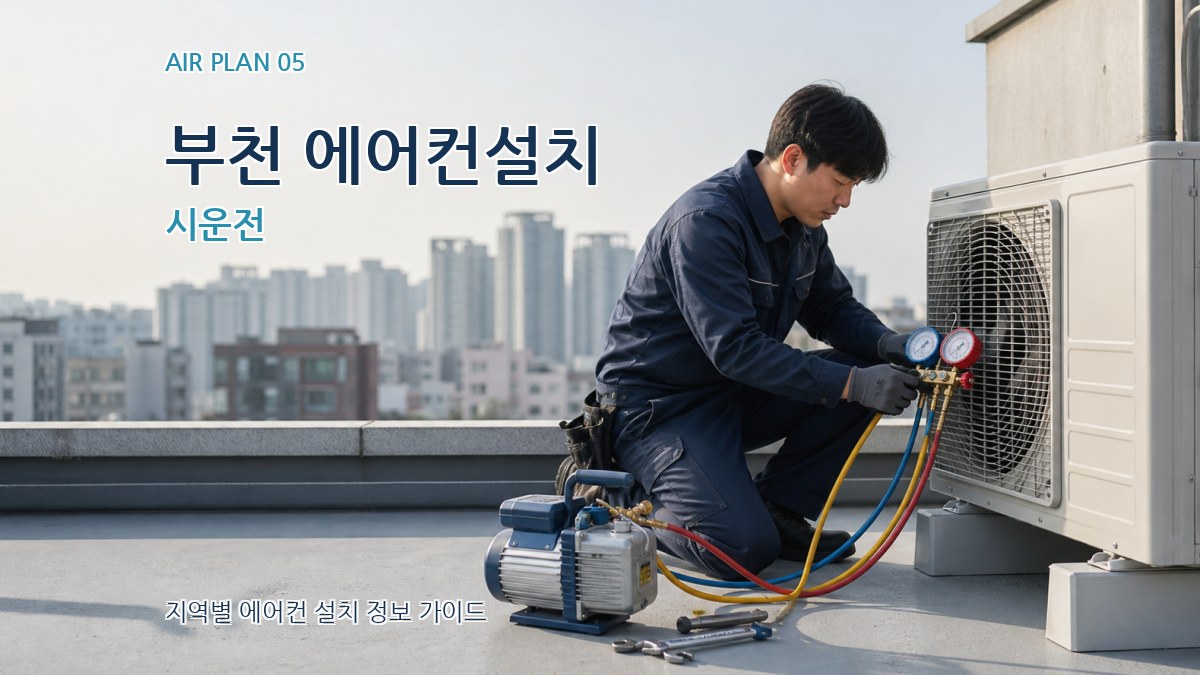 부천 에어컨설치 시운전