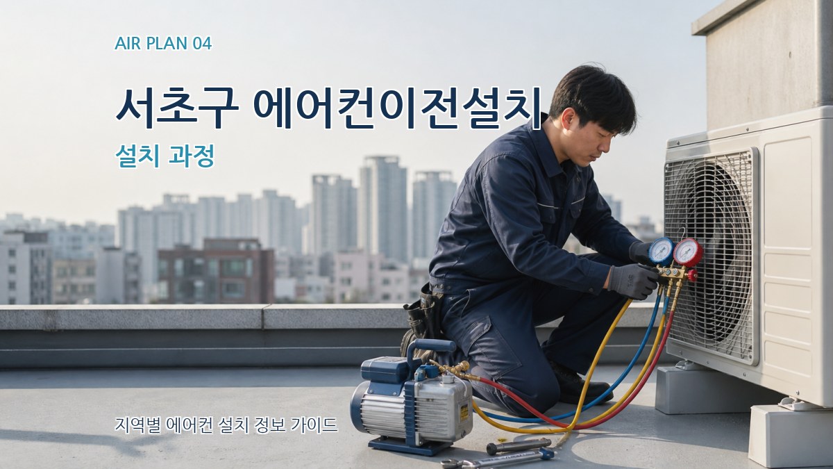 서초구 에어컨이전설치 설치 과정