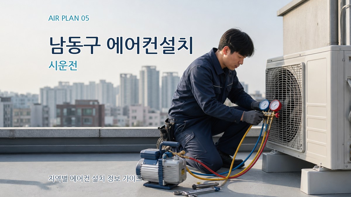 남동구 에어컨설치 시운전