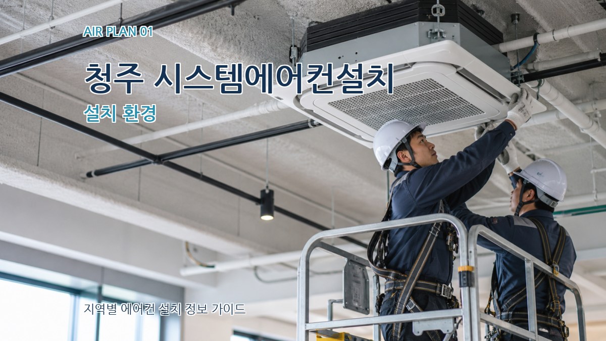 청주 시스템에어컨설치